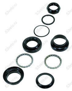 Рулевая колонка 1 1/8" HEAD резьбовой чёрн.(5-390508)