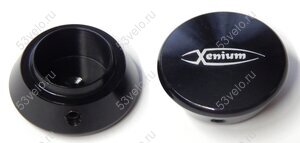 Заглушки руля XENIUM X-15 CNC внешние алюм BLACK