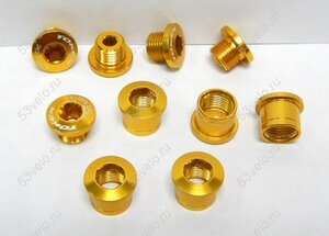 Бонки 10мм AL7075 золотой 5шт. (for SHIMANO Road) TOKEN