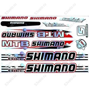 Наклейки набор SHIMANO 2 (4620757439777)