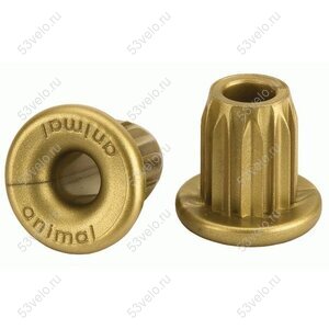 Заглушки руля ANIMAL PLASTIC BAR ENDS Gold