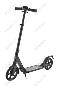 Самокат SUN COLOR 03 черный колеса 200мм, до 100кг 2 амортизатора 00-170030