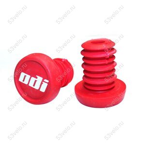 Грипстопы/баренды ODI пластиковые "пробки" F72EPJ  RED