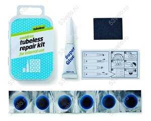 Аптечка WELDTITE CYCLE TUBELESS REPAIR KIT для ремонта бескамерных покрышек изнутри, 7-01017 Аптечка WELDTITE CYCLE TUBELESS REPAIR KIT для ремонта бескамерных покрышек изнутри, 7-01017