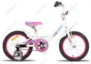 Велосипед 16" PRIDE KELLY 2014, цвет бело-розовый