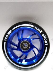 Колесо 110 mm KMS SPORT чёрно/синее