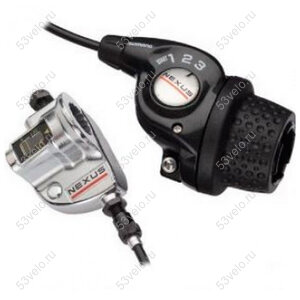 Ревошифт 3-х скоростной SHIMANO Nexus SL-3S35E, gripshif,правый ASL3S35E165LS арт:38565
