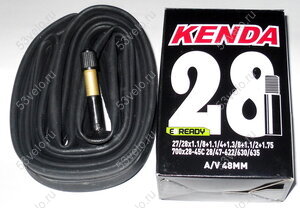 Камера 28  700х28-45С  KENDA  A/V 48mm  (5-516321)