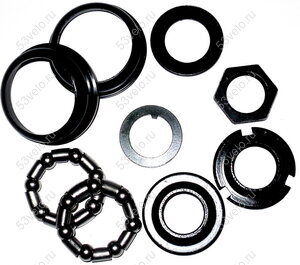 Каретка/чашки NECO BMX B888, левая чашка 3/4", правая 13/16", 2а подш. 5/16"x7, 6-180925 Каретка/чашки NECO BMX B888, левая чашка 3/4", правая 13/16", 2а подш. 5/16"x7, 6-180925