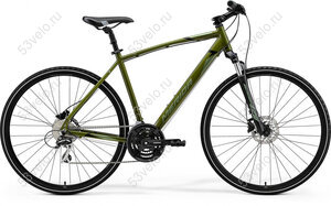 Велосипед 28" Merida Crossway 20-D (2021) Moss Green Silver Green Black XL
