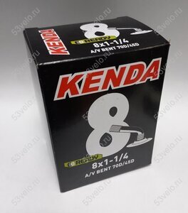 Камера 8х1-1/4 KENDA A/V 5-510109 ГНУТЫЙ вентиль Камера 8х1-1/4 KENDA A/V 5-510109 ГНУТЫЙ вентиль
