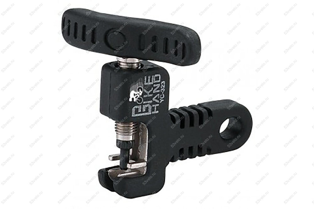 Выжимка цепи BIKEHAND 6-230135 YC-323 профи, для всех типов HG, UG, IG 7,8,9,10-скоростных цепей, сталь, черная Выжимка цепи BIKEHAND 6-230135 YC-323 профи, для всех типов HG, UG, IG 7,8,9,10-скоростных цепей, сталь, черная