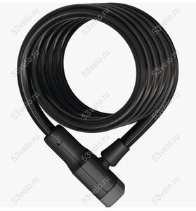 Замок ABUS вело трос 12мм, ключ, 6412K/120см Racer BK класс защиты 4/15 05-0063530 черный