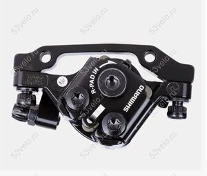 Калипер SHIMANO адапт.передн. механичес. диск. универ. BR-M375 чёрн