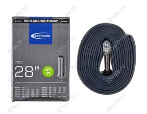 Камера 28 700х28-47С 28/47-622/635 SCHWALBE AV17 A/V 40 мм, 05-10429340 Камера 28 700х28-47С 28/47-622/635 SCHWALBE AV17 A/V 40 мм, 05-10429340