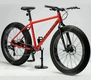 Велосипед 26" TIMETRY TT222 Fat-bike красный рама 19.5"