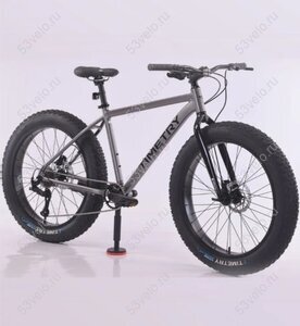 Велосипед 26" TIMETRY TT406 Fat-bike рама 19" серый